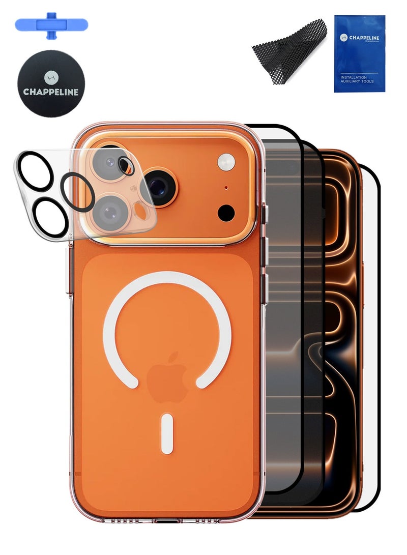 CHAPPELINE Apple iPhone 17 Pro 5G 2025 CHAPPELINE 10 in 1 U+ Crystal Clear Combo Pack - Clear - Image 1